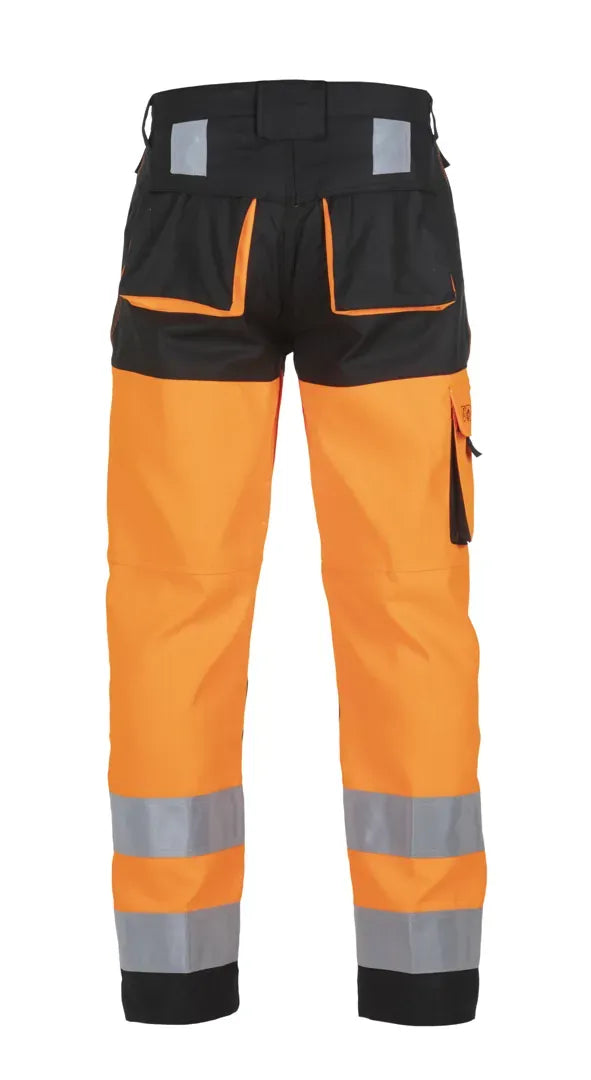 Multinorm Broek Malediven - Fluor Oranje - Zwart