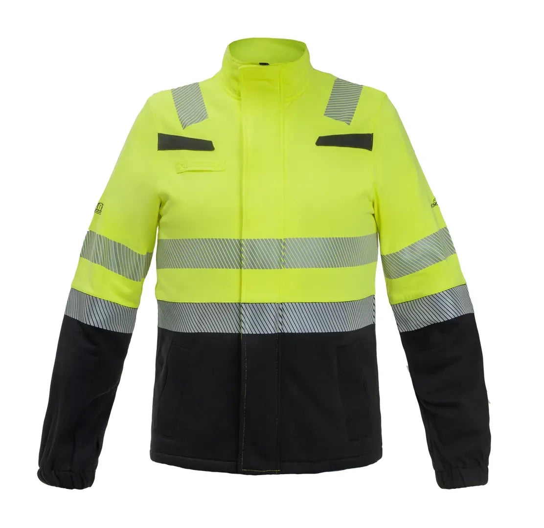 Fr Ast Fleece Macedonie - Fluor Geel - Zwart