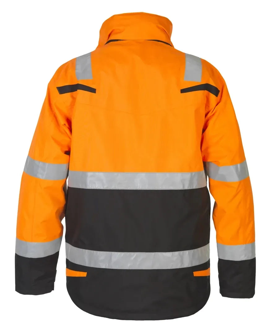 Multinorm Parka Margate - Fluor Oranje - Zwart