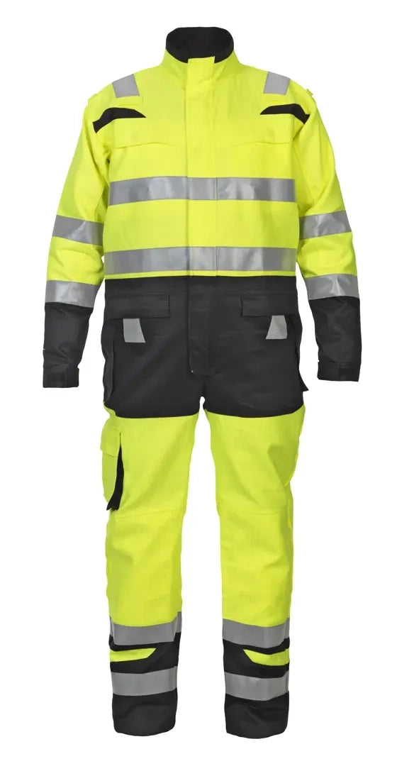 Multinorm Overal Marsberg - Fluor Geel - Zwart