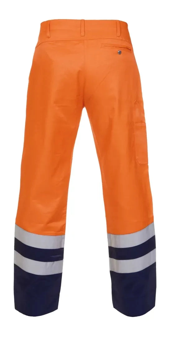 EN 20471 Broek Hamm - Fluor Oranje - Marine