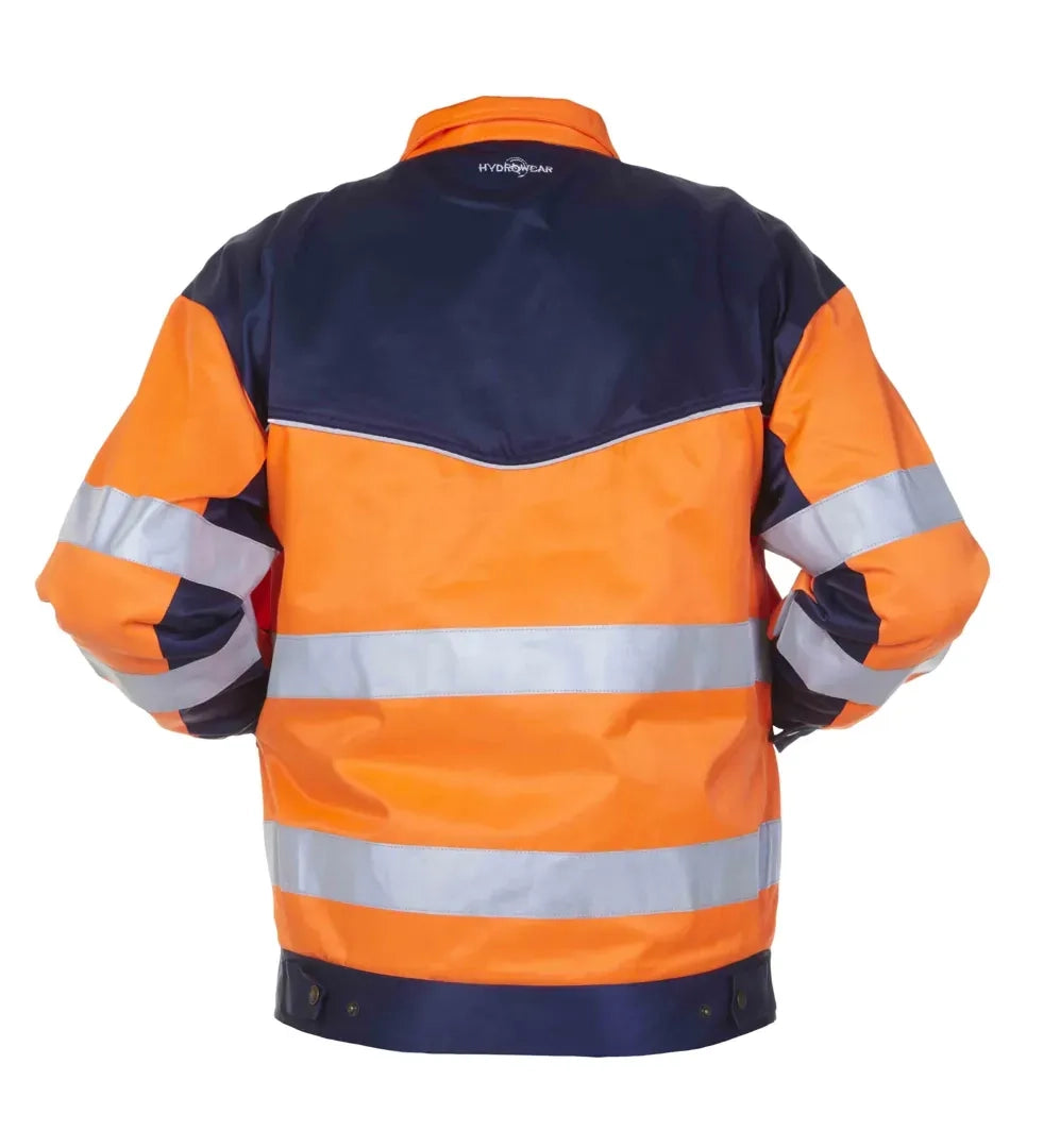 EN 20471 Jack Hengelo - Fluor Oranje - Marine
