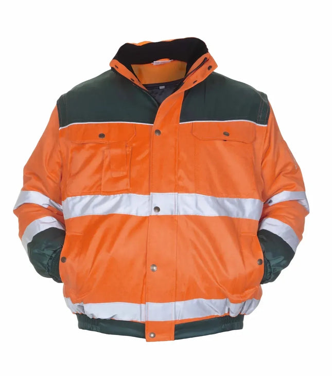 EN 20471 Pilotjack Leeds - Fluor Oranje - Groen