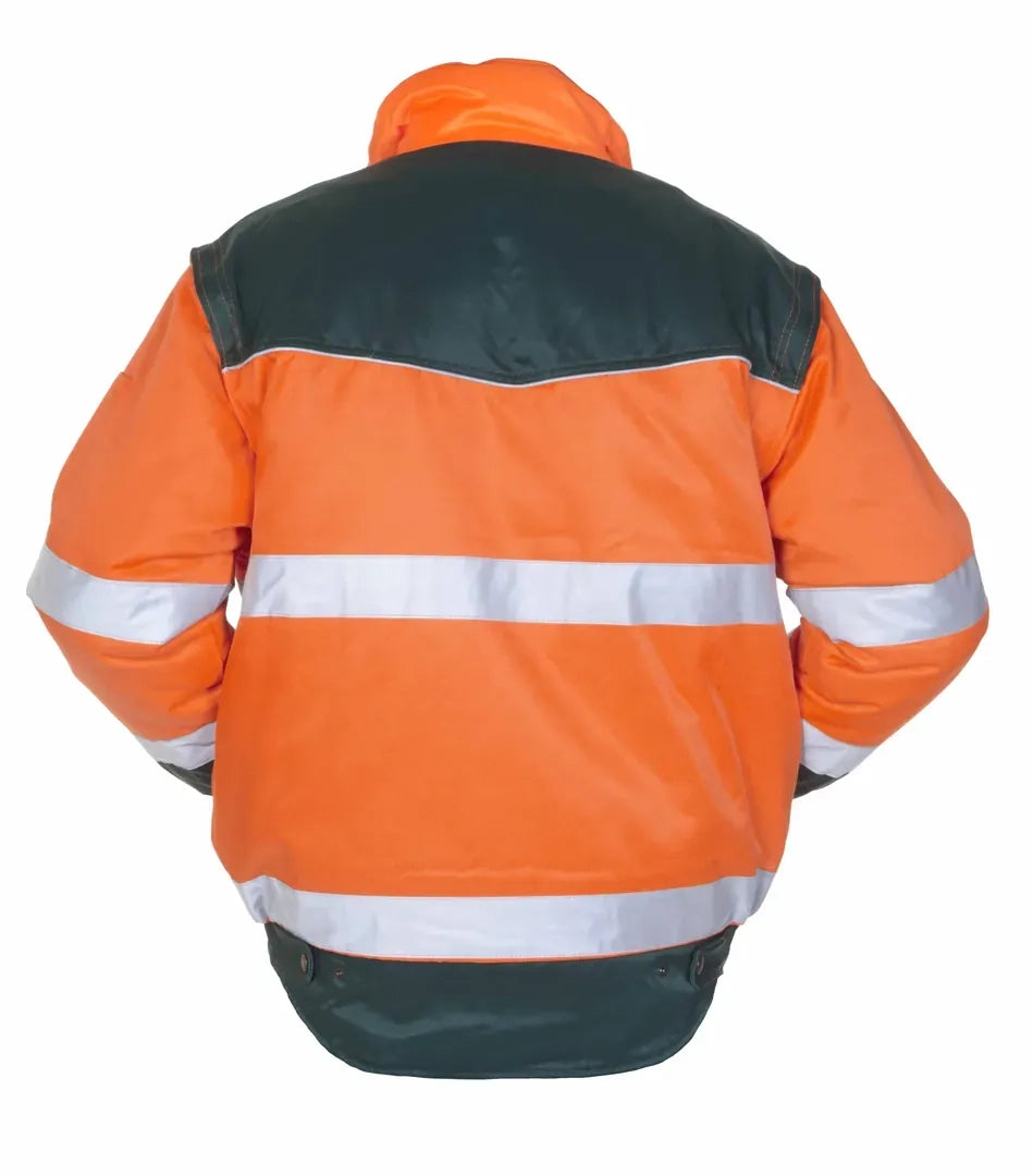 EN 20471 Pilotjack Leeds - Fluor Oranje - Groen