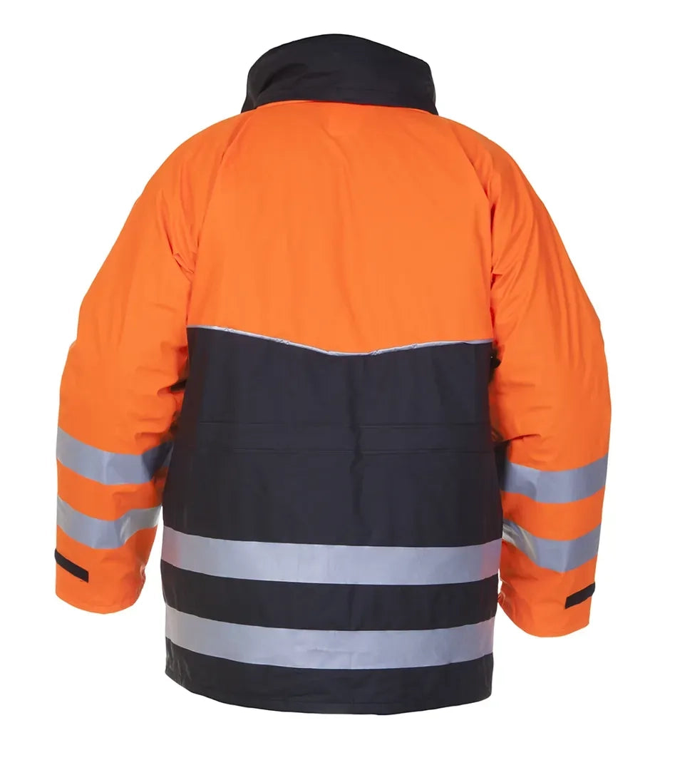 Fr Ast Parka Nijkerk - Zwart - Fluor Oranje