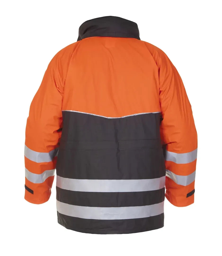 Fr Ast Parka Nysted - Zwart - Fluor Oranje
