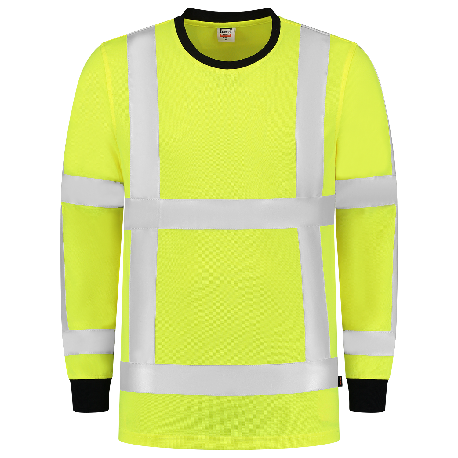 T-shirt RWS Birdseye Lange Mouw - Fluoryellow XXL