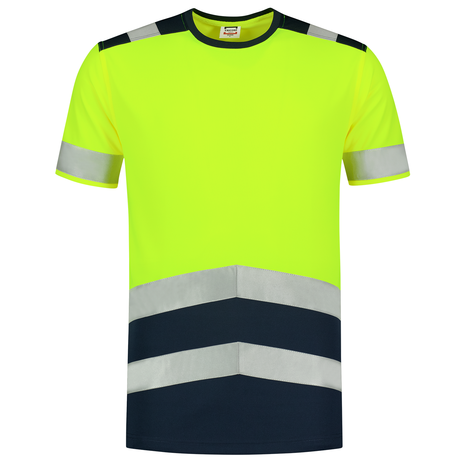 T-shirt High Vis Bicolor - FluoryellowInk XXL