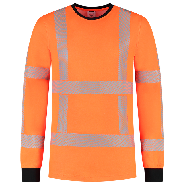 T-shirt RWS Revisible Lange Mouw - Fluororange XXL