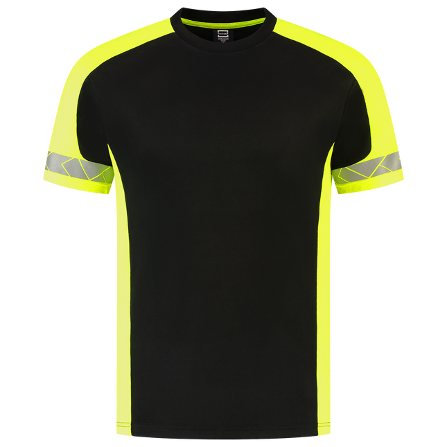 T-shirt Reflective Redefined - BlackFluoryellow XXL