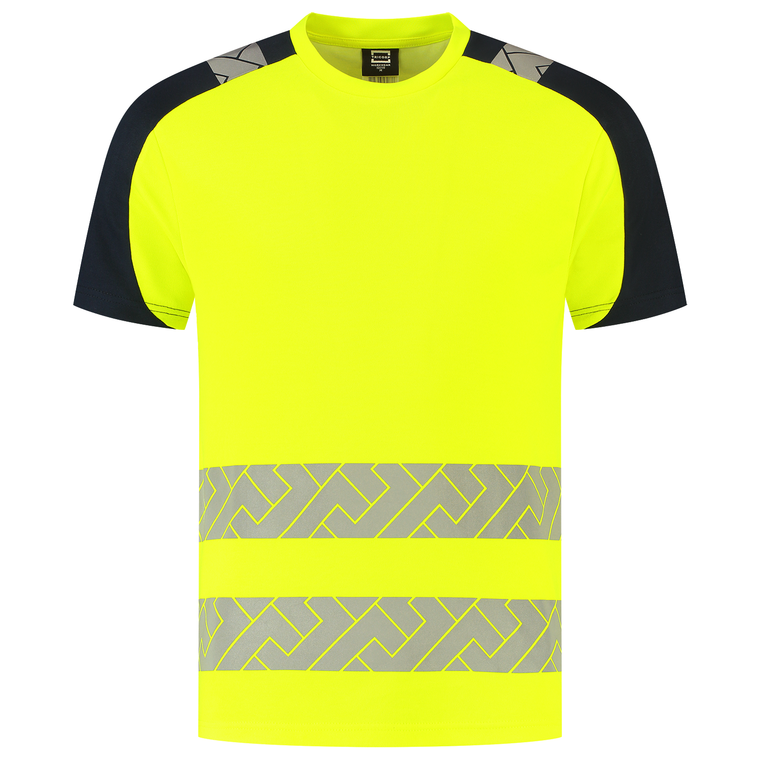 T-shirt High Vis Redefined Industrieel Wasbaar - FluoryellowInk XXL