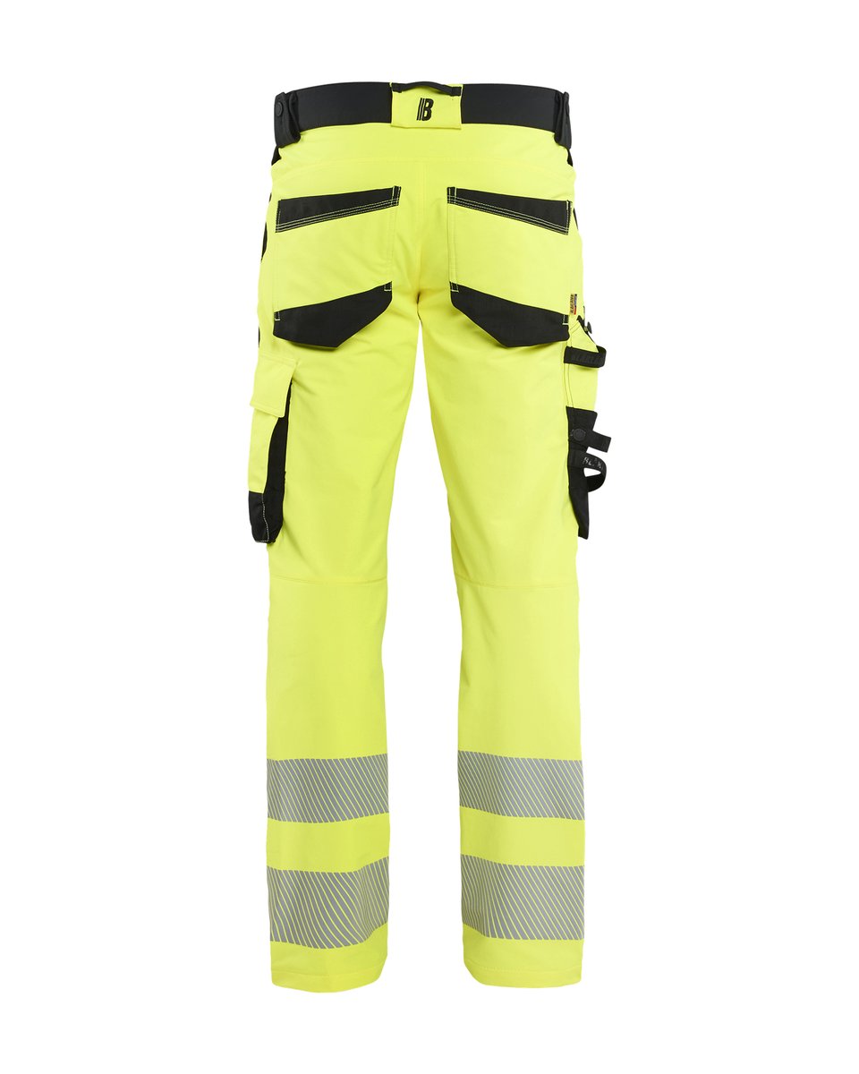 Blåkläder 1124 High Vis werkbroek 4-weg stretch - High Vis Geel/Zwart