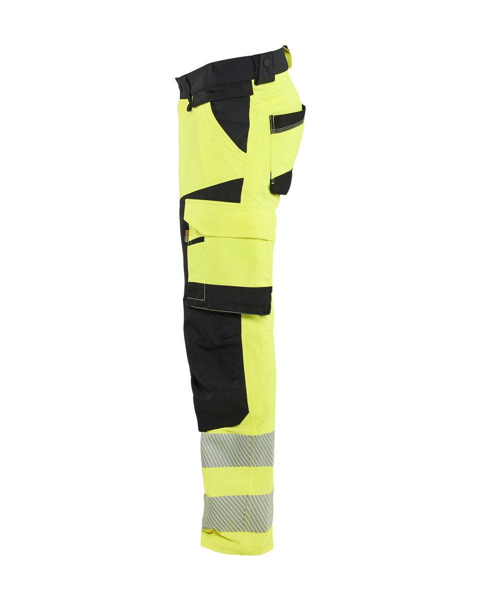 Blåkläder 1124 High Vis werkbroek 4-weg stretch - High Vis Geel/Zwart