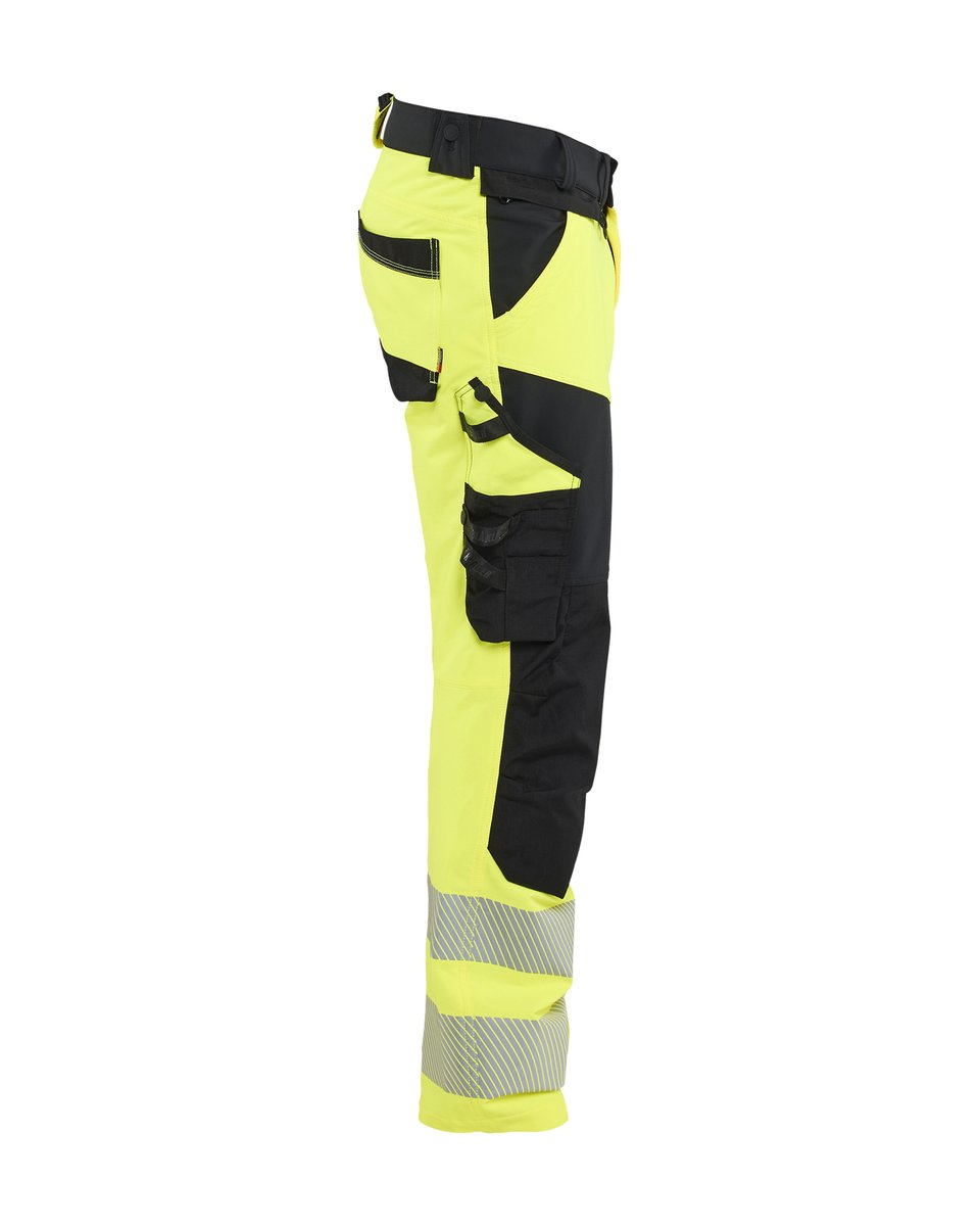 Blåkläder 1124 High Vis werkbroek 4-weg stretch - High Vis Geel/Zwart