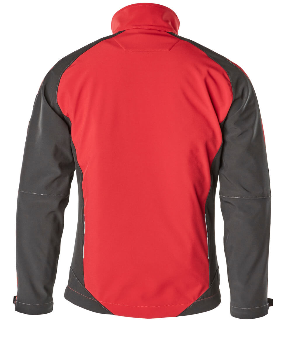 MASCOT® Unique Softshell jas – Rood/Zwart