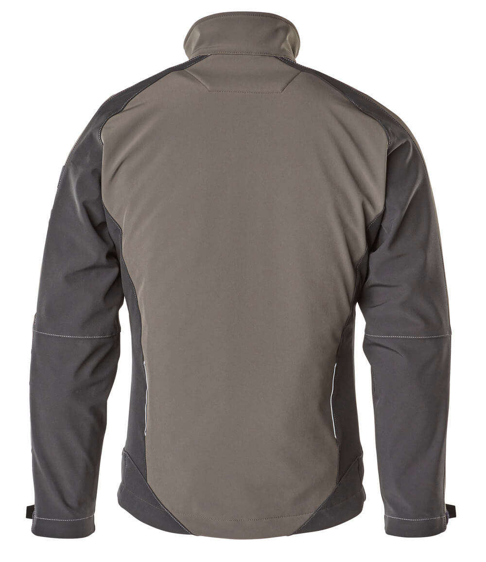 MASCOT® Unique Softshell jas – Donkerantraciet/Zwart