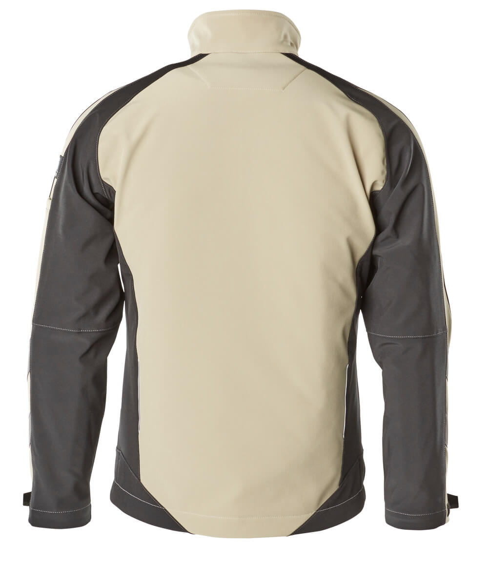 MASCOT® Unique Softshell jas – Lichtkhaki/Zwart