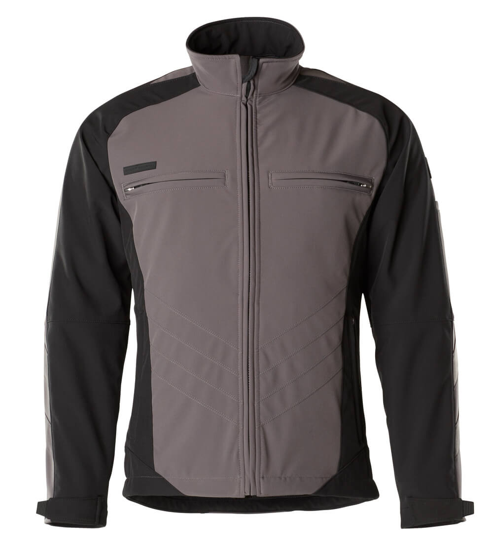 MASCOT® Unique Softshell jas – Antraciet/Zwart