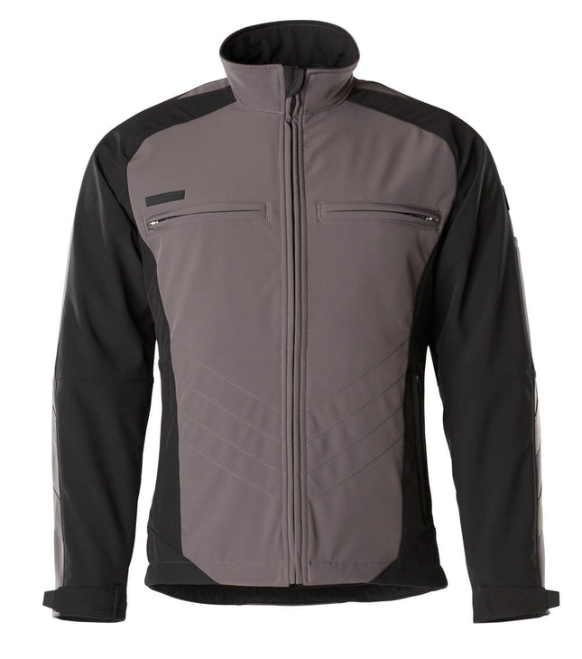MASCOT® Unique Softshell jas – Antraciet/Zwart