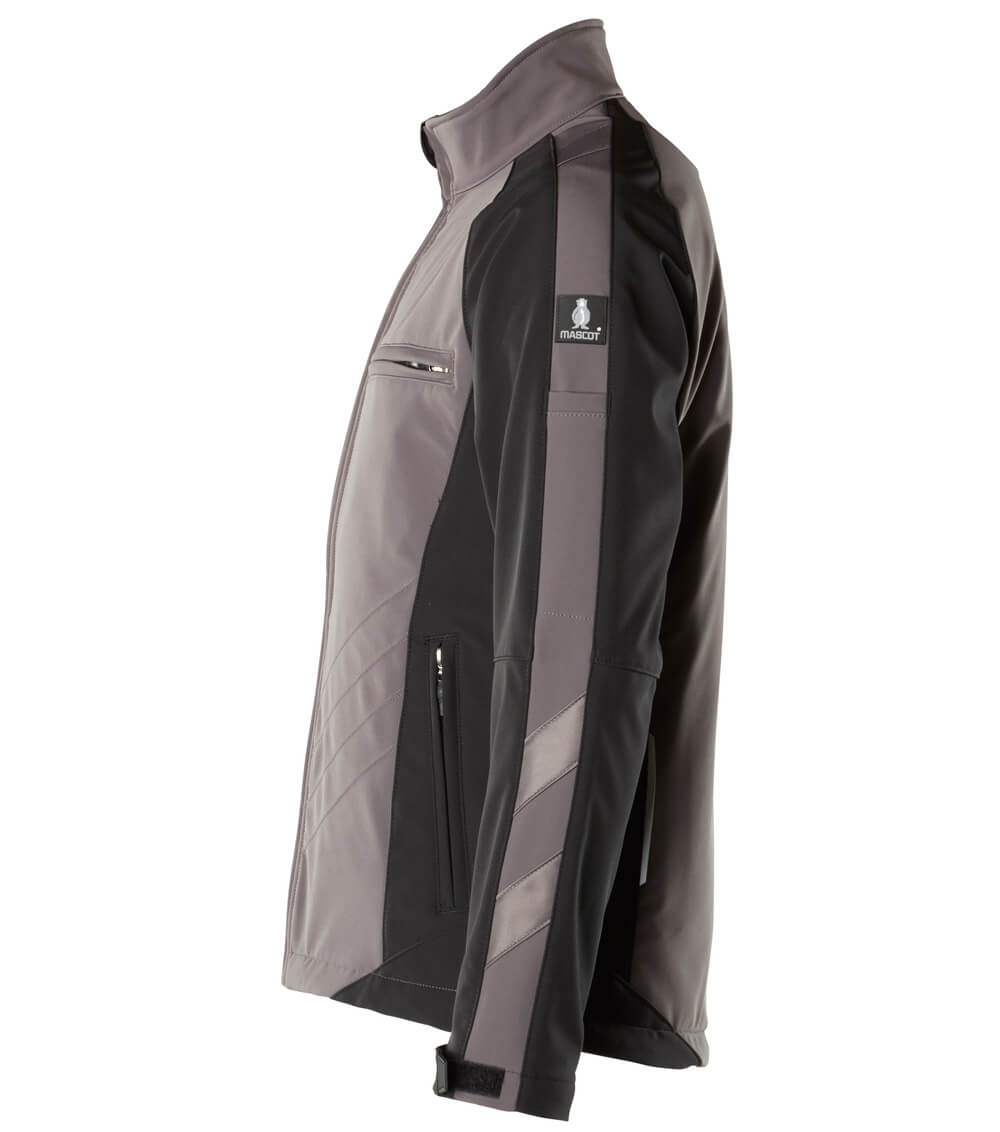 MASCOT® Unique Softshell jas – Antraciet/Zwart