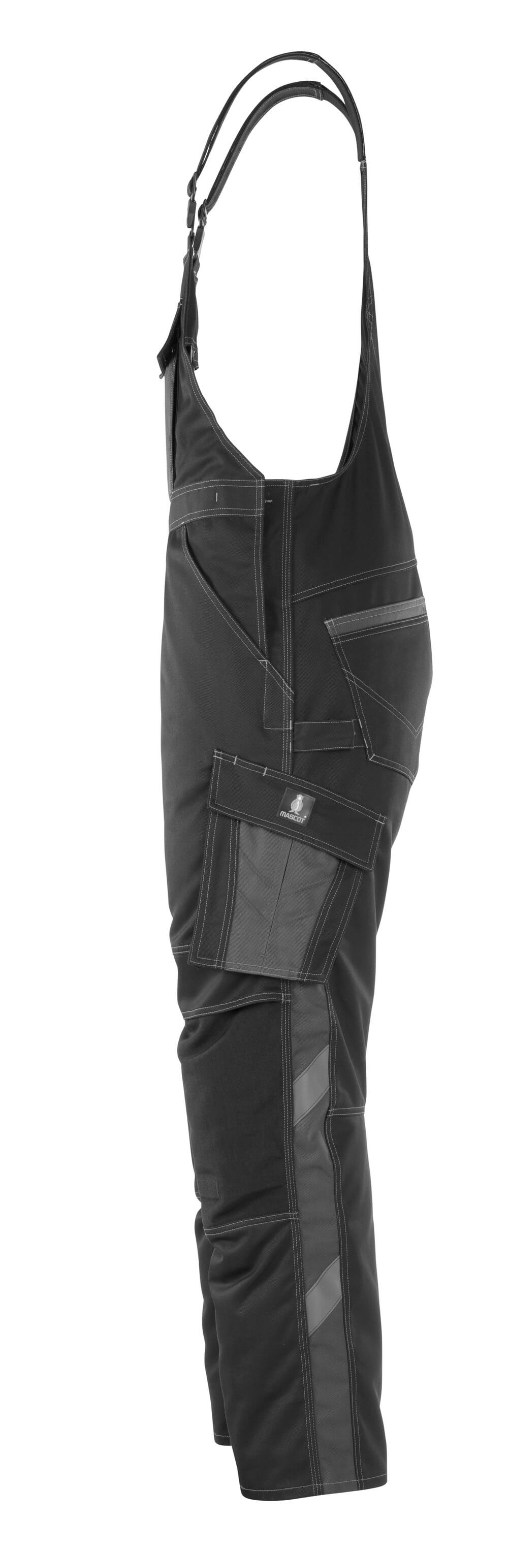 MASCOT® Unique Amerikaanse overall TENCEL – Zwart/Donkerantraciet