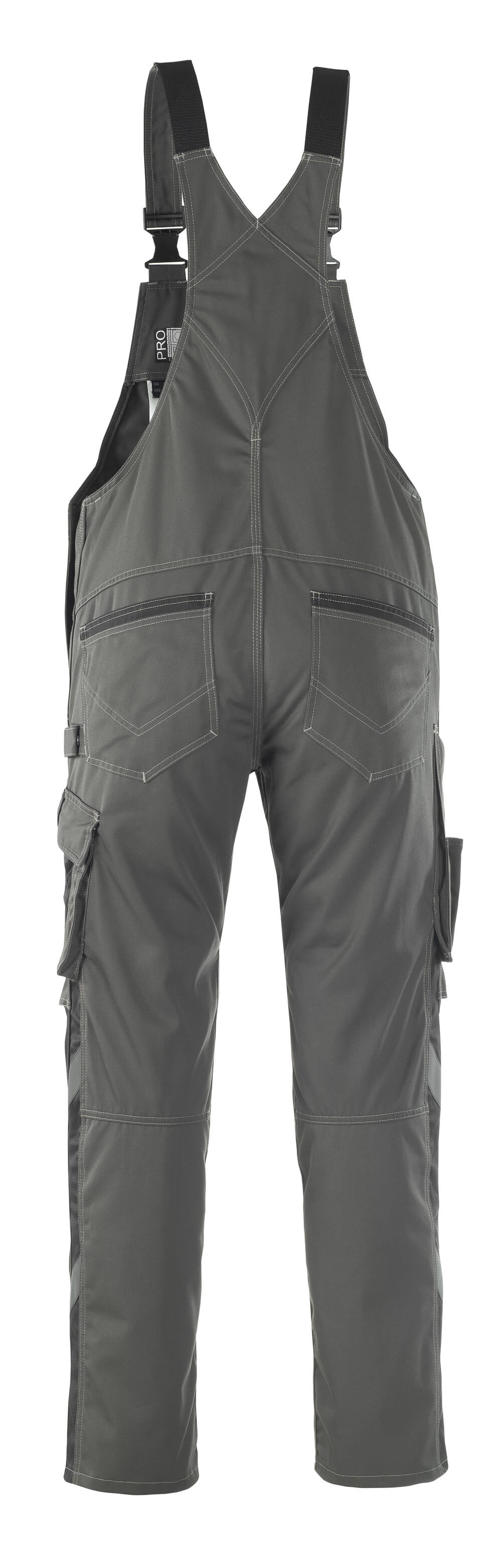 MASCOT® Unique Amerikaanse overall TENCEL – Donkerantraciet/Zwart