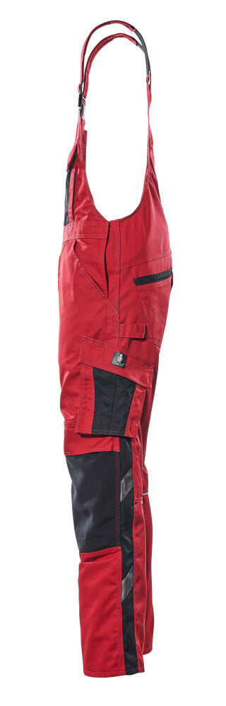 MASCOT® Unique Amerikaanse overall lichtgewicht – Rood/Zwart