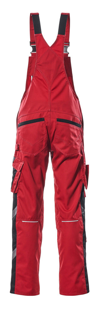 MASCOT® Unique Amerikaanse overall lichtgewicht – Rood/Zwart