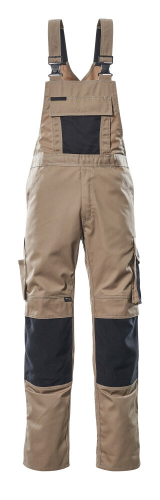 MASCOT® Unique Amerikaanse overall lichtgewicht – Lichtkhaki/Zwart