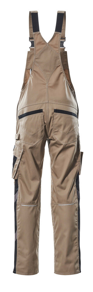 MASCOT® Unique Amerikaanse overall lichtgewicht – Lichtkhaki/Zwart