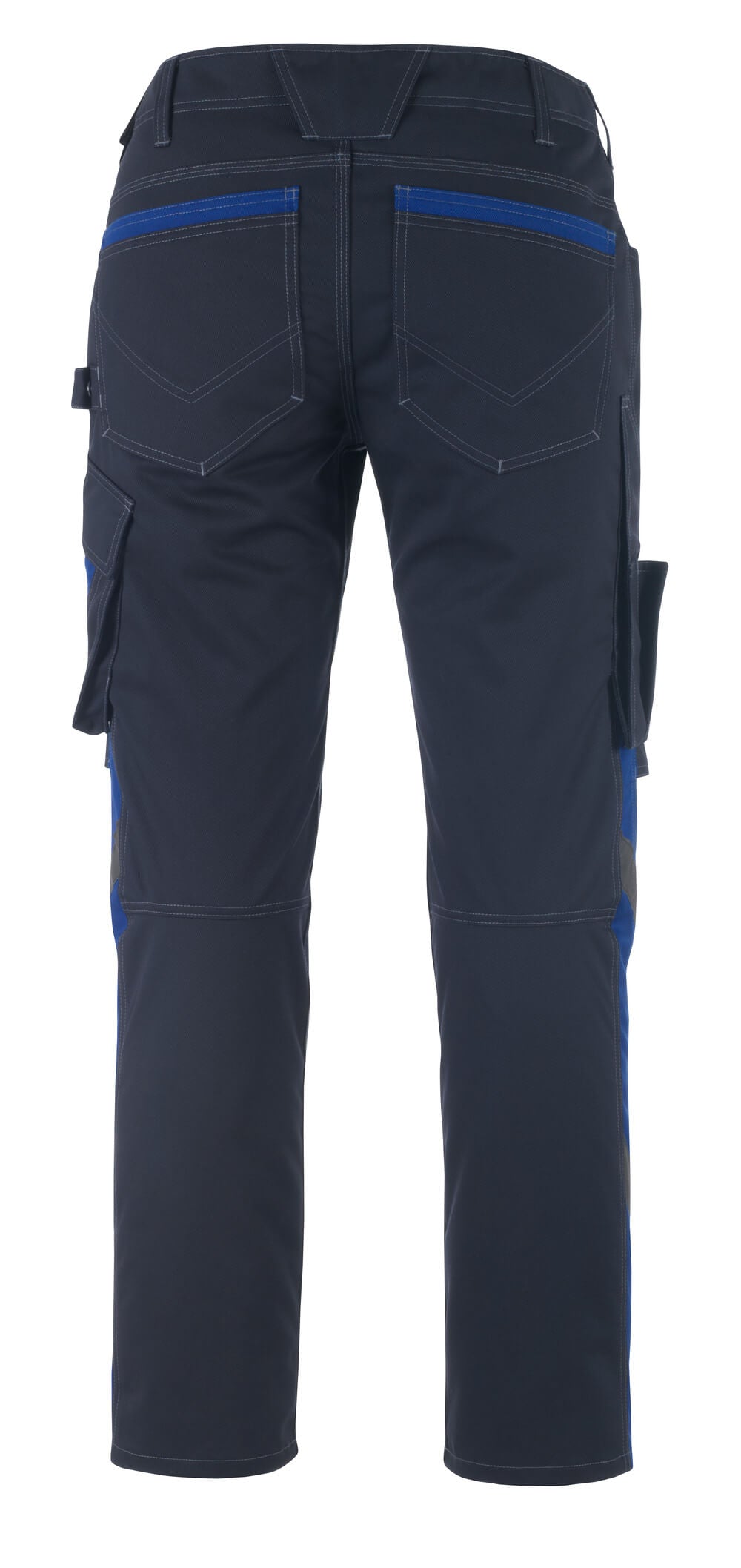 MASCOT® Unique Werkbroek TENCEL met kniezakken – Donkermarine/Korenblauw