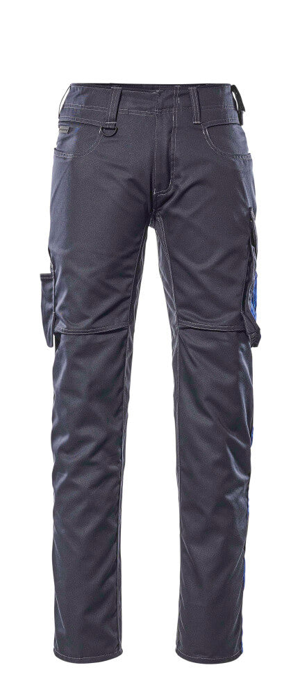 MASCOT® Unique Werkbroek met dijbeenzakken licht – Donkermarine/Korenblauw