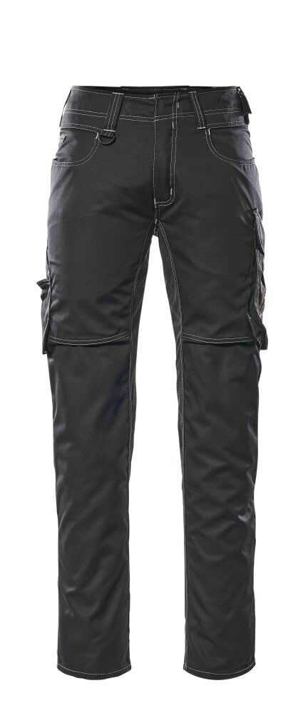 MASCOT® Unique Werkbroek met dijbeenzakken licht – Zwart/Donkerantraciet