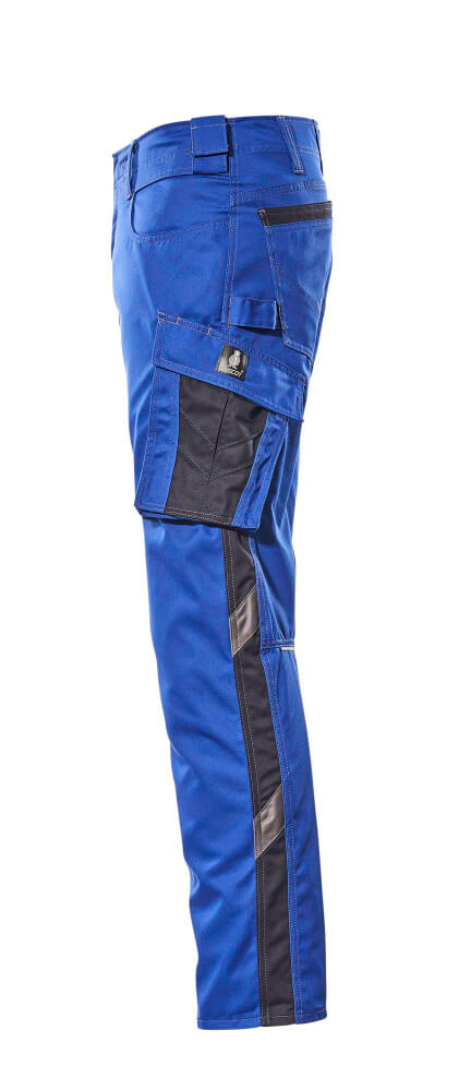 MASCOT® Unique Werkbroek met dijbeenzakken licht – Korenblauw/Donkermarine