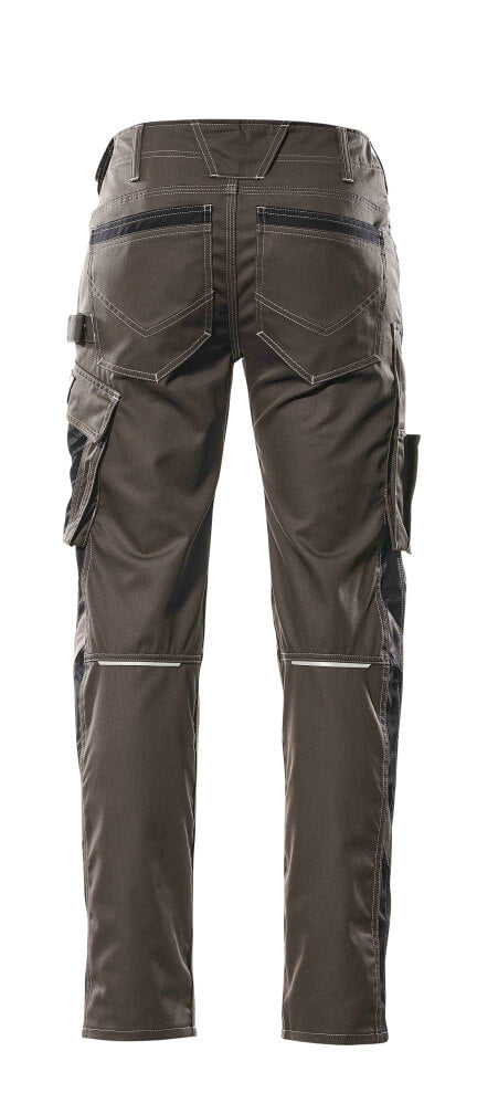 MASCOT® Unique Werkbroek met dijbeenzakken licht – Donkerantraciet/Zwart