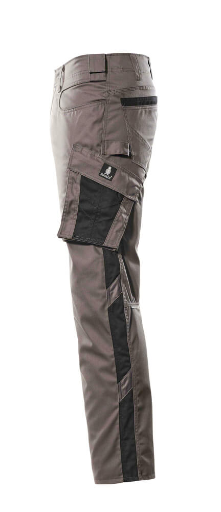 MASCOT® Unique Werkbroek met dijbeenzakken licht – Antraciet/Zwart