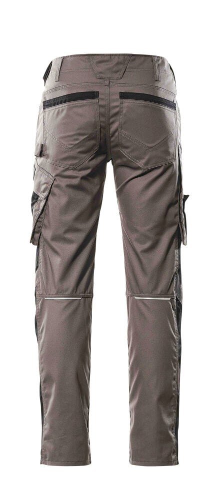 MASCOT® Unique Werkbroek met dijbeenzakken licht – Antraciet/Zwart