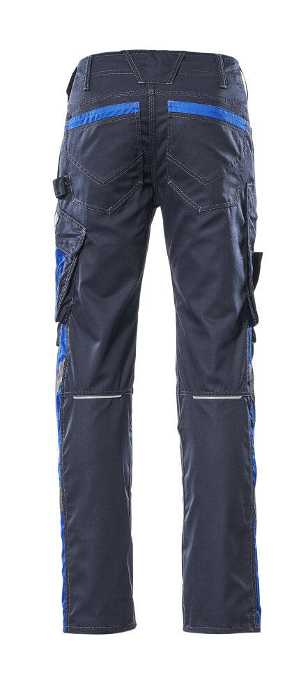 MASCOT® Unique Werkbroek met kniezakken lichtgewicht – Donkermarine/Korenblauw