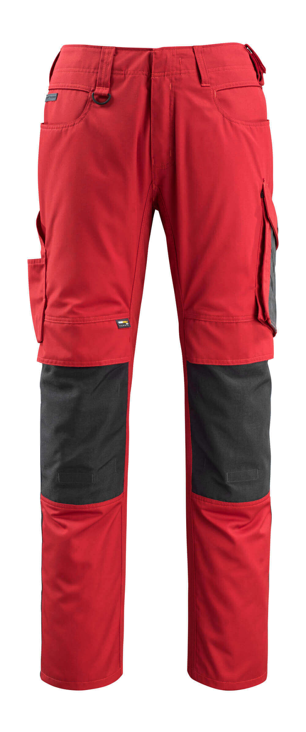 MASCOT® Unique Werkbroek met kniezakken lichtgewicht – Rood/Zwart