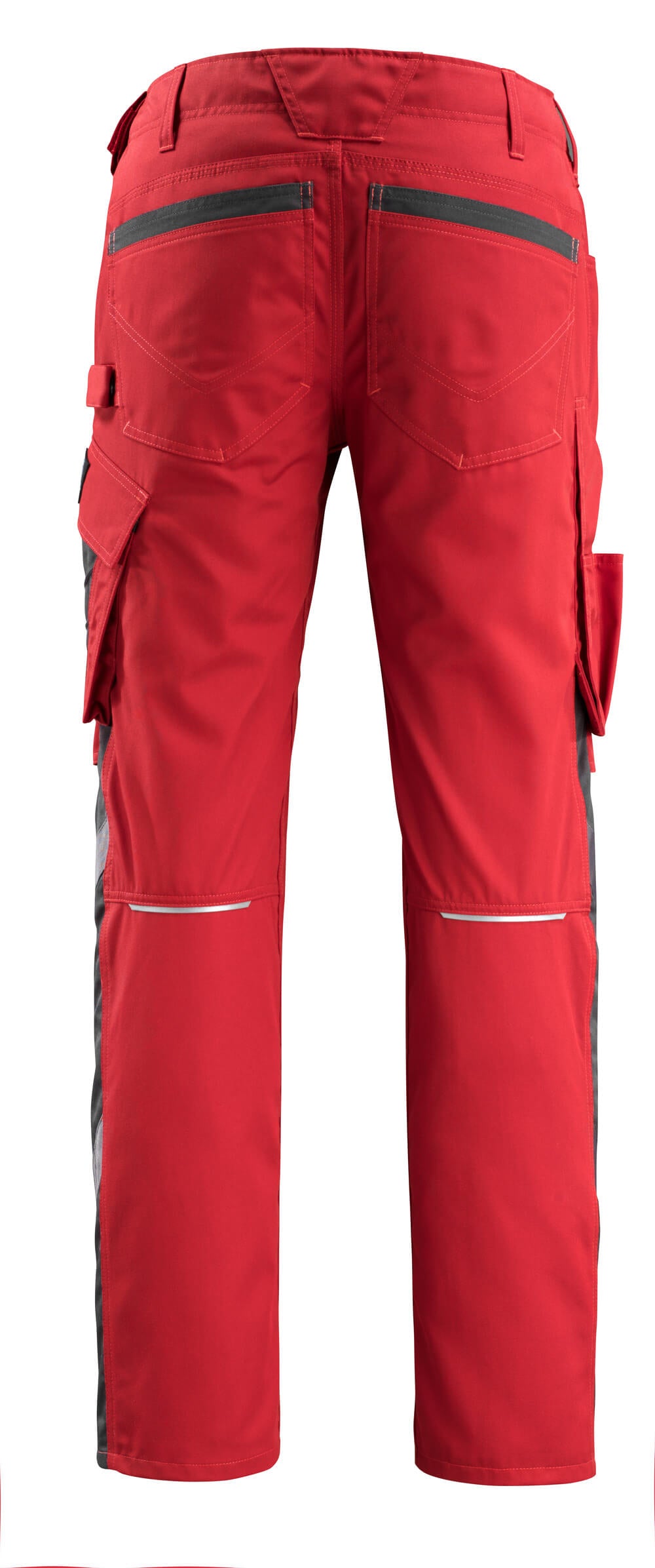 MASCOT® Unique Werkbroek met kniezakken lichtgewicht – Rood/Zwart