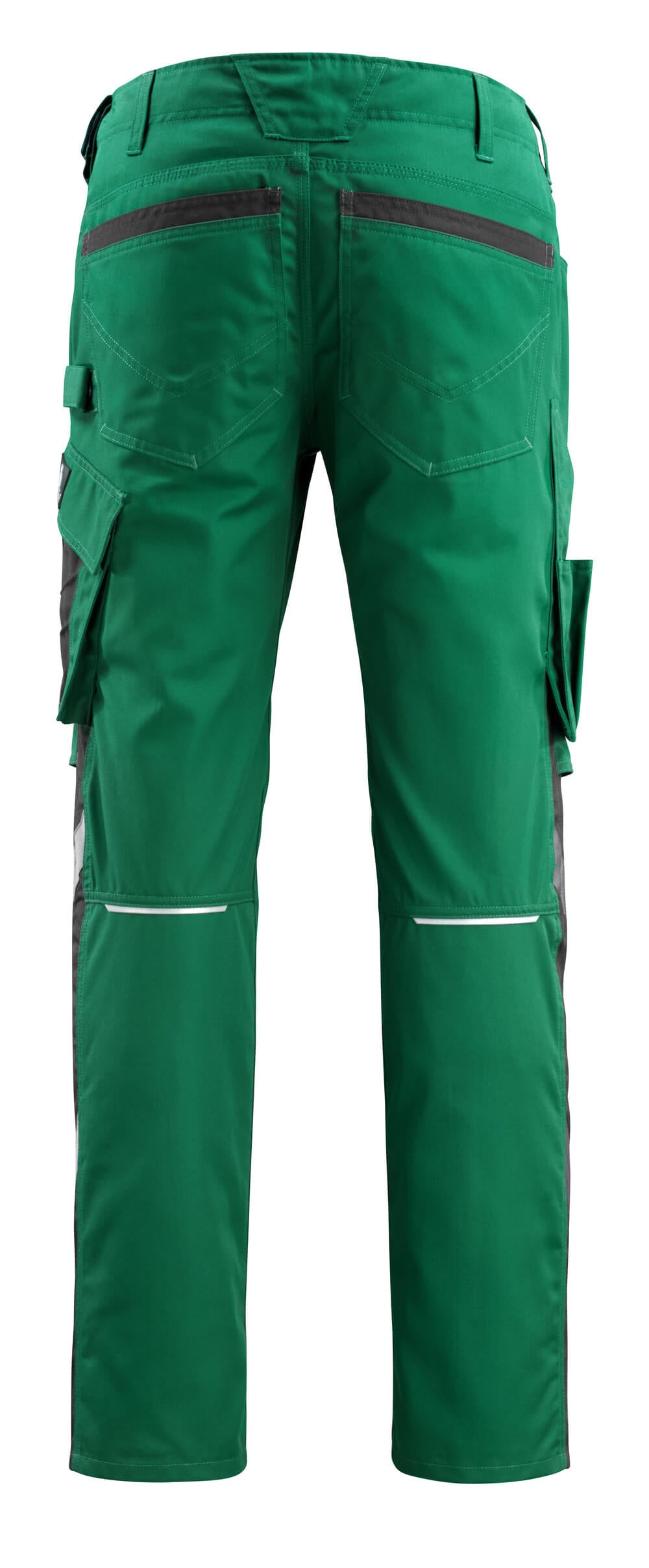 MASCOT® Unique Werkbroek met kniezakken lichtgewicht – Groen/Zwart