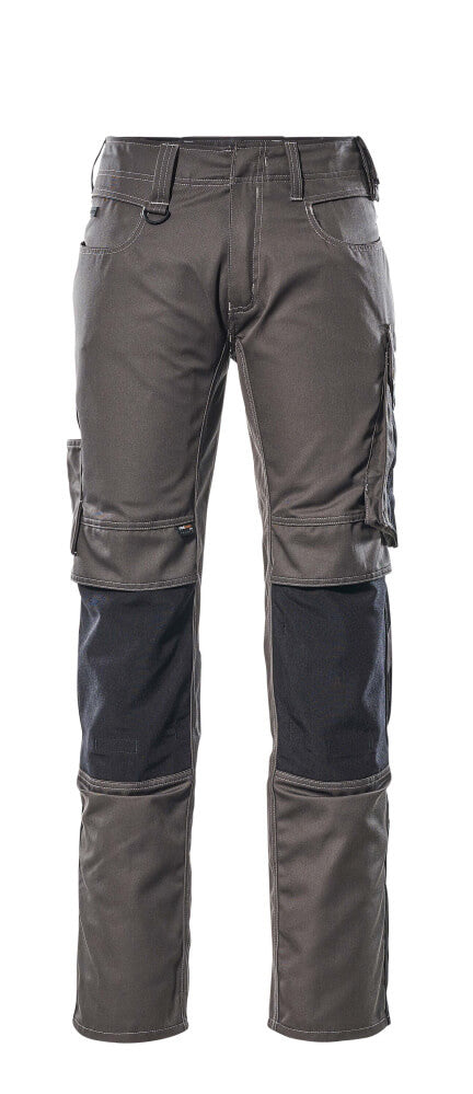 MASCOT® Unique Werkbroek met kniezakken lichtgewicht – Donkerantraciet/Zwart