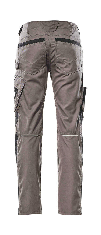 MASCOT® Unique Werkbroek met kniezakken lichtgewicht – Antraciet/Zwart