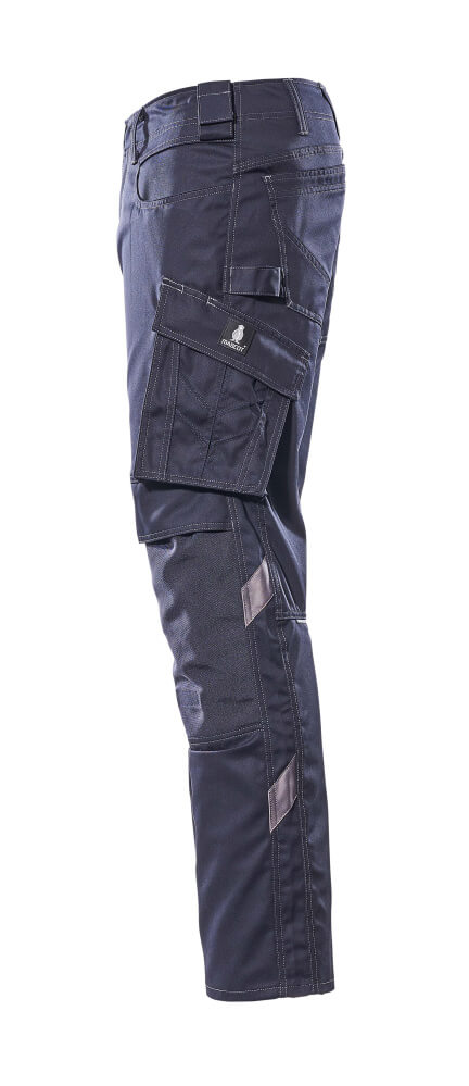 MASCOT® Unique Werkbroek kniezakken licht effen – Donkermarine