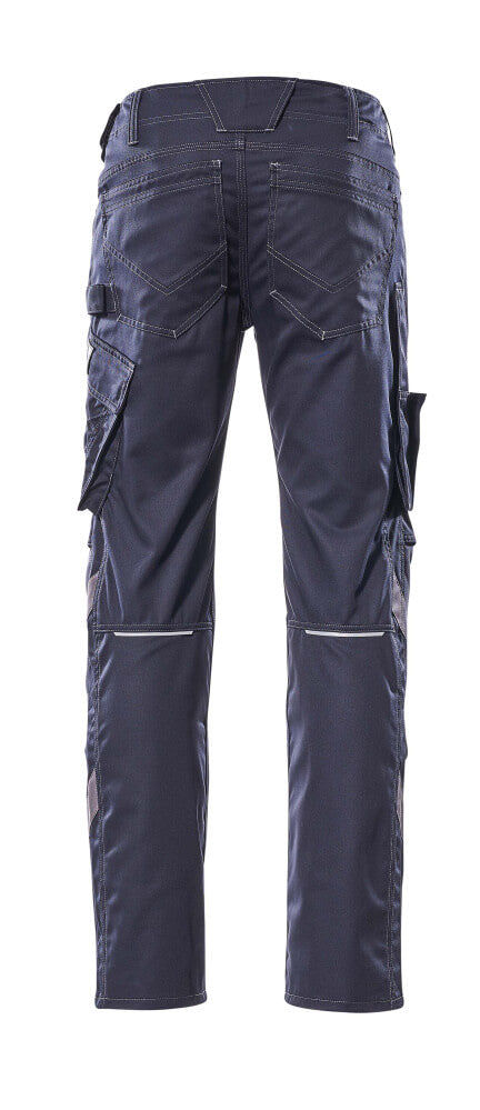 MASCOT® Unique Werkbroek kniezakken licht effen – Donkermarine