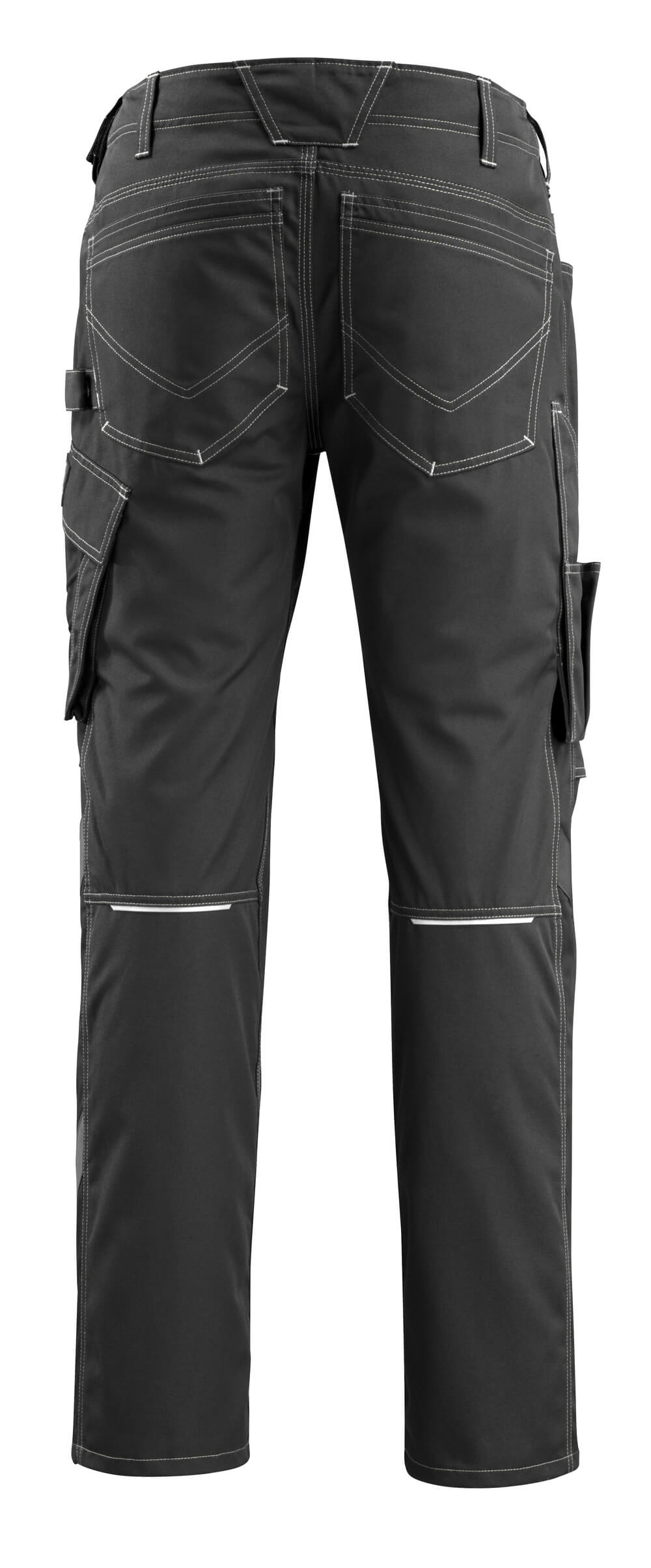 MASCOT® Unique Werkbroek kniezakken licht effen – Zwart