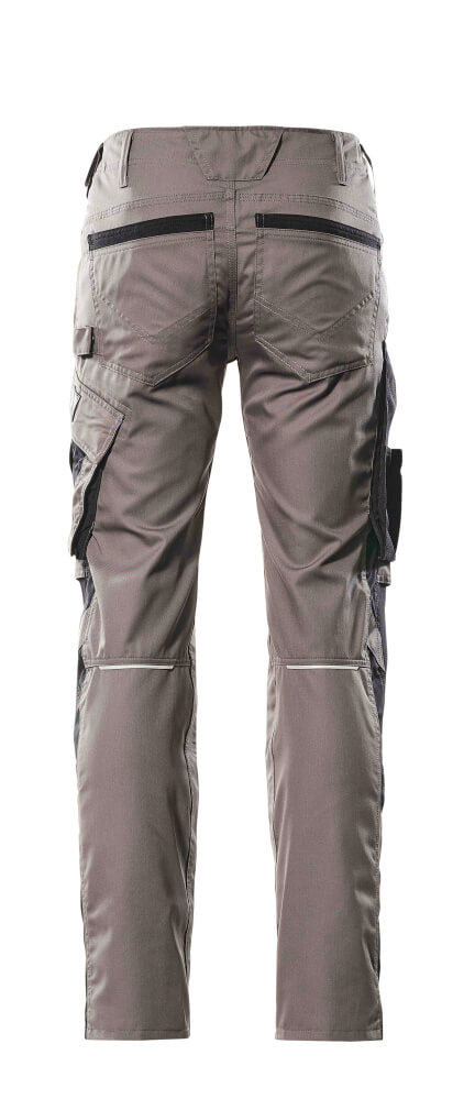MASCOT® Unique Werkbroek met kniezakken katoenmix – Antraciet/Zwart