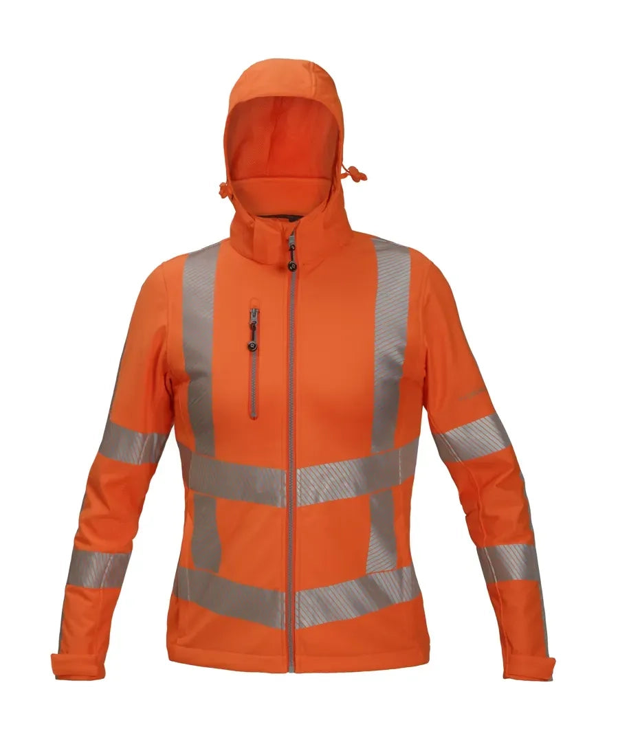 Dames Duurzaam Softshell Tessino RWS - Fluor Oranje