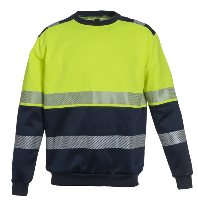 Sweatshirt Tucson - High-Vis Yellow - Black