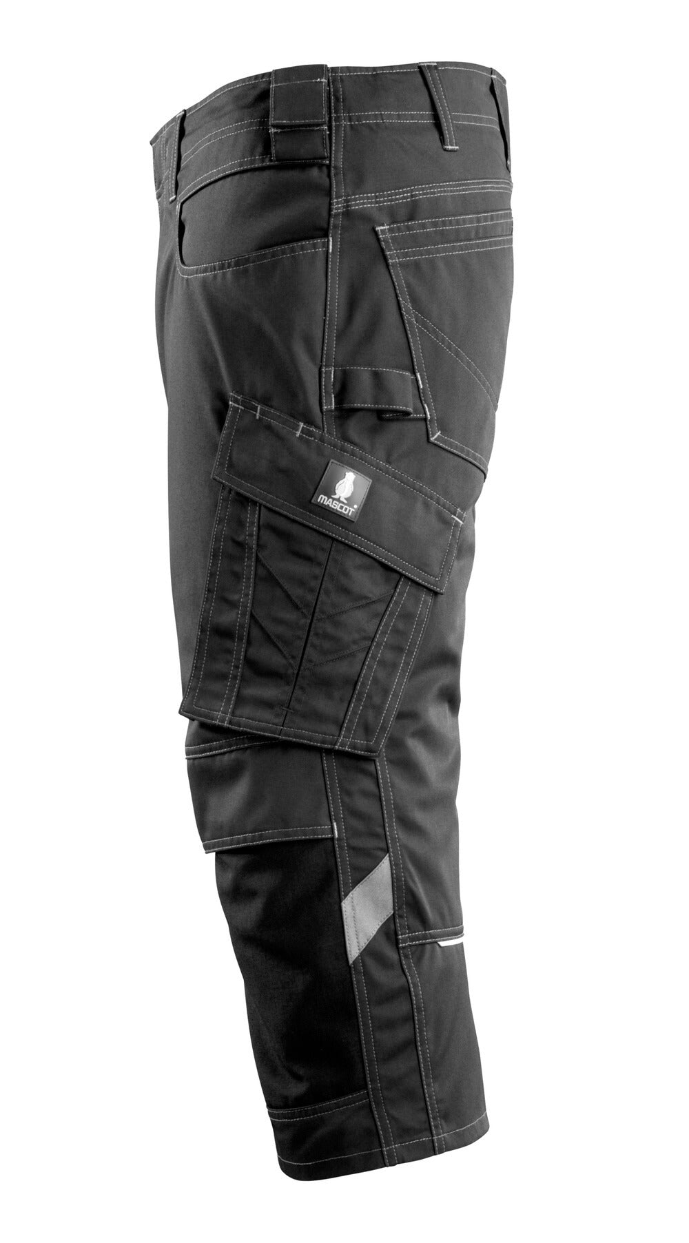 MASCOT® Unique Driekwart werkbroek effen – Zwart